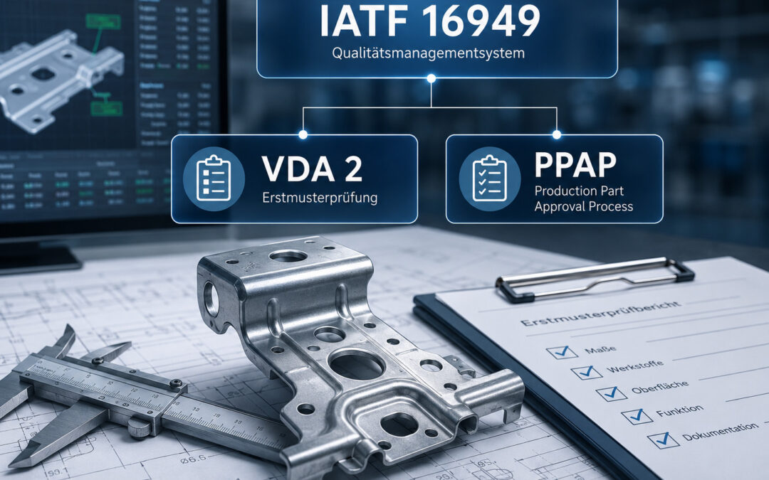 VDA 2 PPAP und IATF 16949 im Vergleich