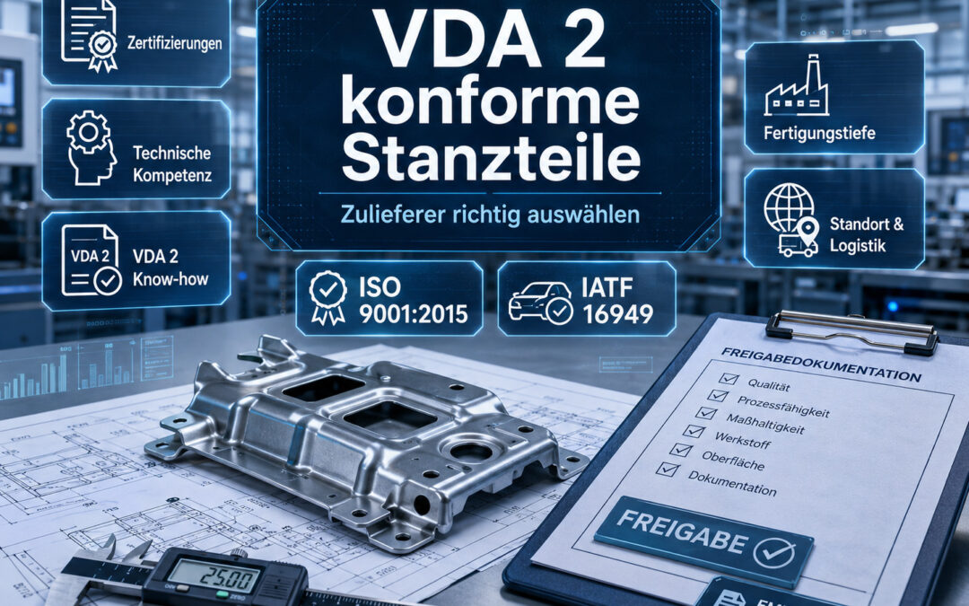 Zulieferer für VDA 2 konforme Stanzteile finden
