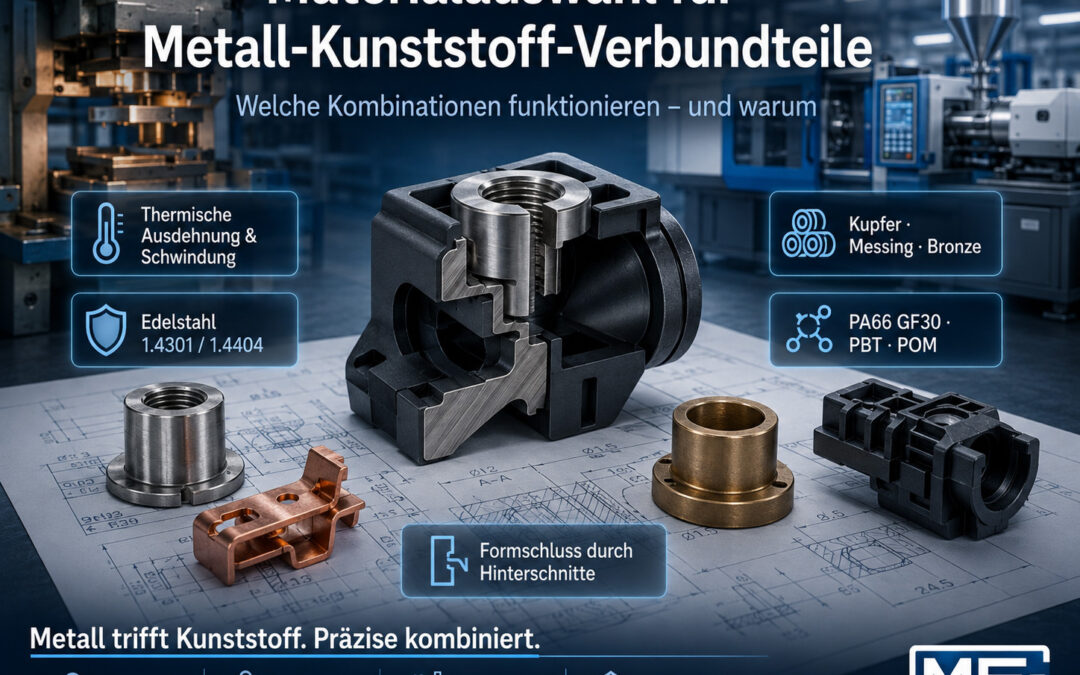 Materialauswahl für Metall-Kunststoff-Verbundteile